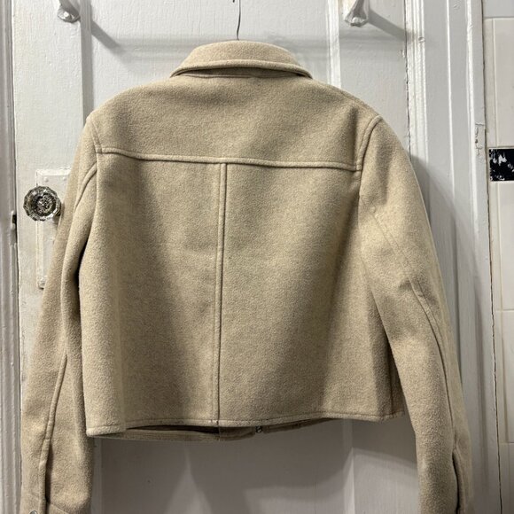 Mango Jacket With Zip Pockets - Beige - Picture 3 of 8